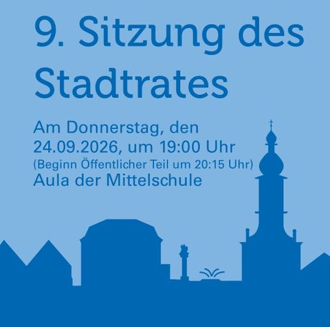 9. Sitzung des Stadtrates