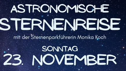 Sternenreise am 23. November
