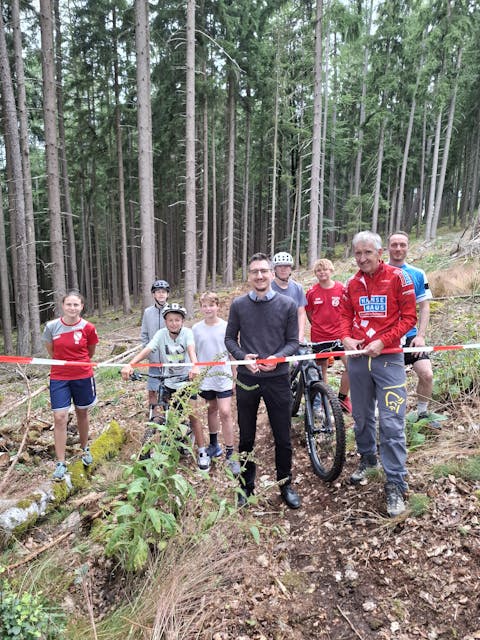 Offizielle Eröffnung des Mountainbiketrails "Himmelsleiter"