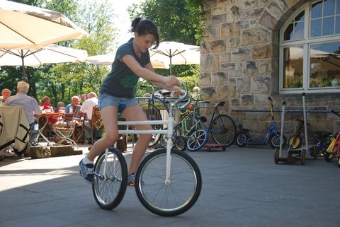 Fahrräder zum Ausprobieren
