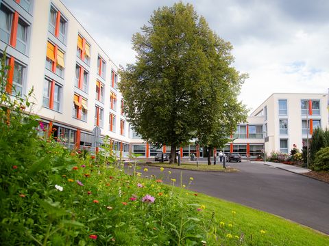 Eingangsbereich Reha-Zentrum Klinik Hartwald