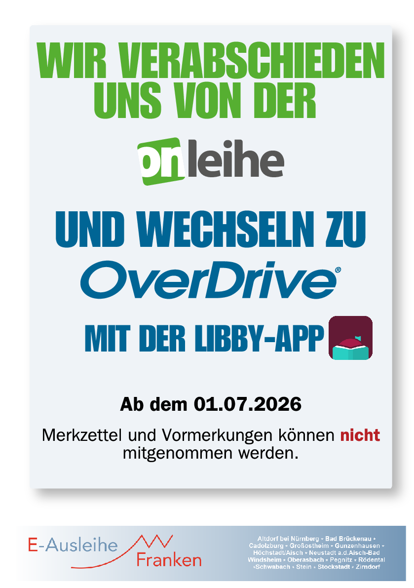 Umstieg von Onleihe zu Overdrive