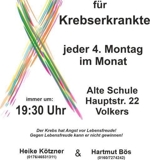 Austauschrunde für Krebskranke