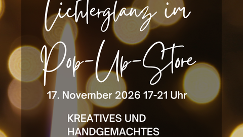 Lichterglanz im Pop-Up Store 2026