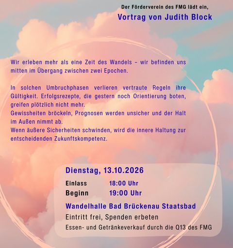 Plakat Vortrag The FUTURE:PROJECT