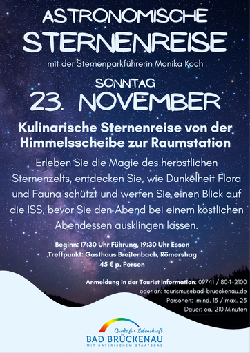 Sternenreise am 23.11.2025