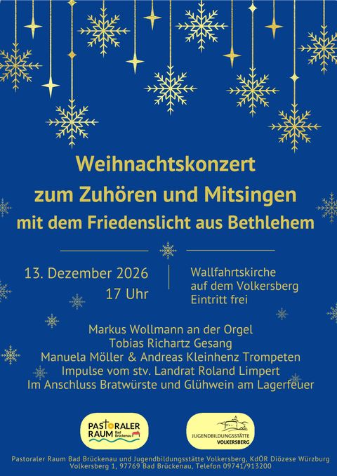 Plakat Weihnachtskonzert